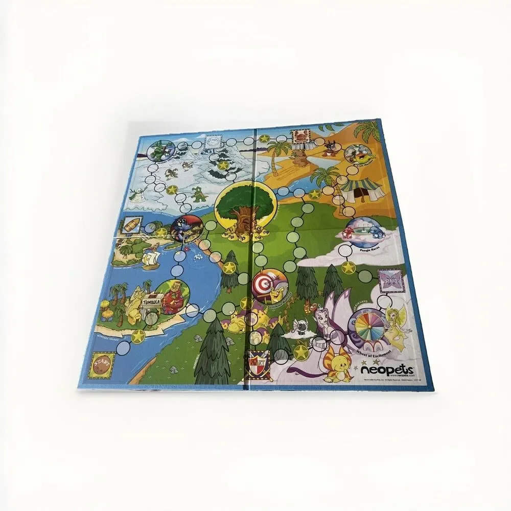Milton Bradley Neopets Adventures in Neopia Board Game 2003 Vintage Complete